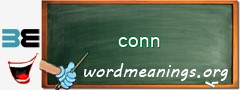 WordMeaning blackboard for conn